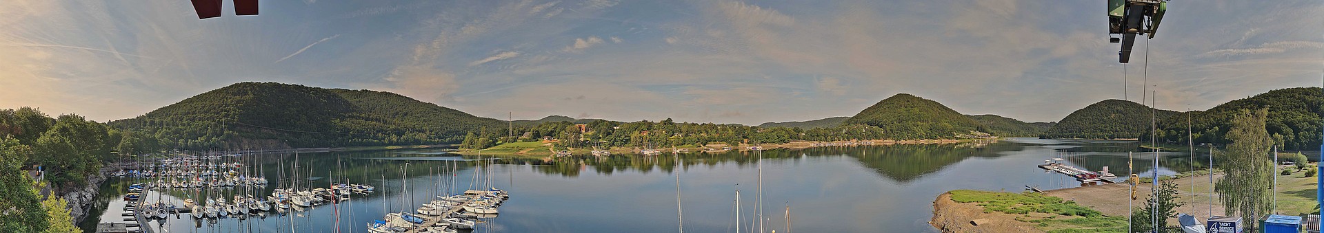Archiv Foto Webcam Edersee: Segelhafen bei Rehbach
