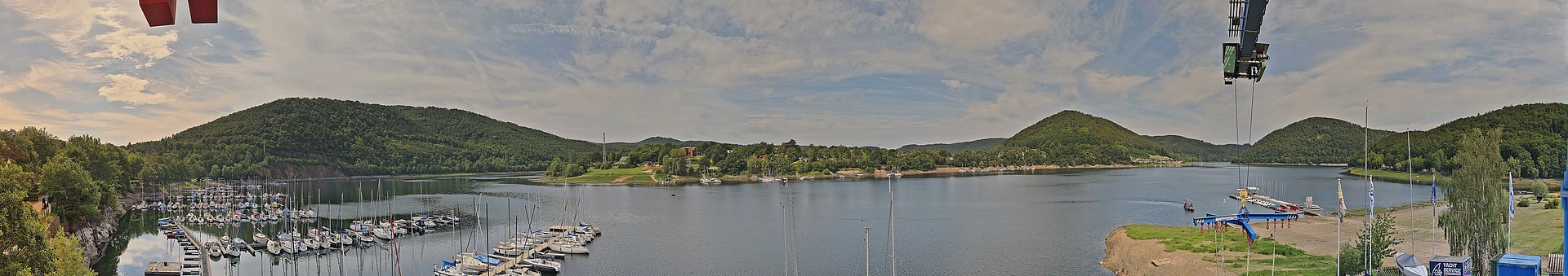 Archiv Foto Webcam Edersee: Segelhafen bei Rehbach
