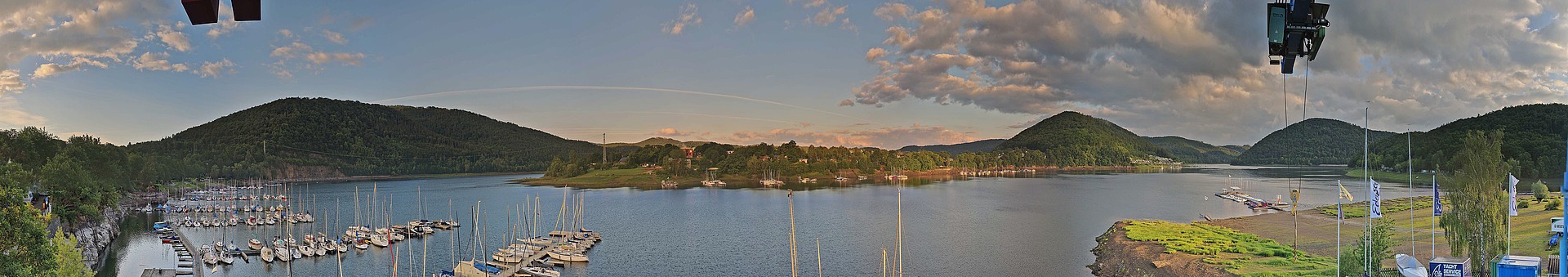 Archiv Foto Webcam Edersee: Segelhafen bei Rehbach