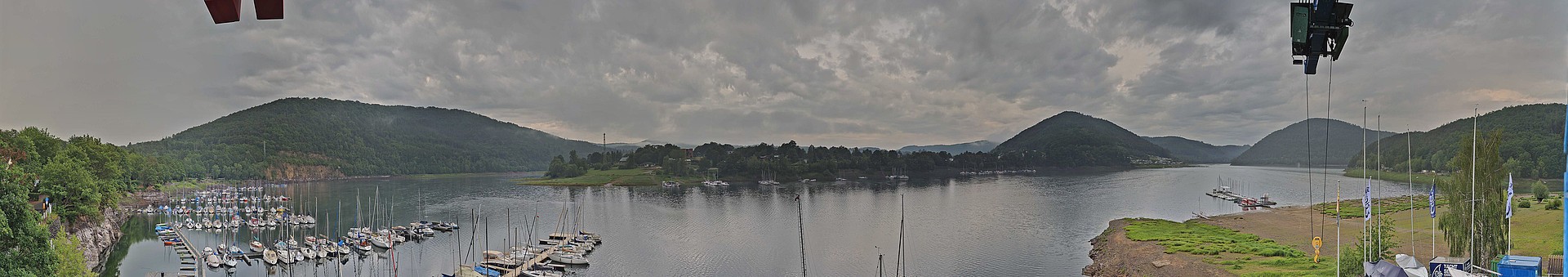 Archiv Foto Webcam Edersee: Segelhafen bei Rehbach