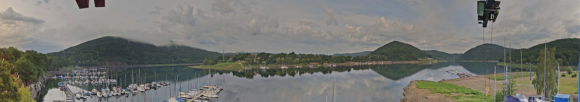 Archiv Foto Webcam Edersee: Segelhafen bei Rehbach