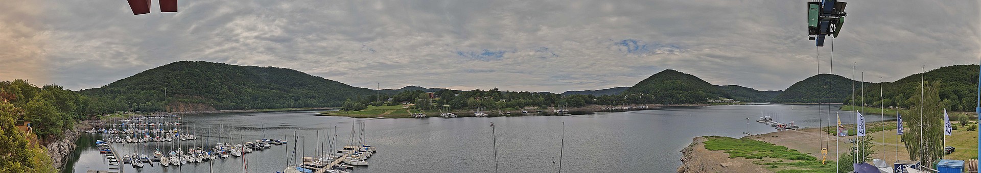 Archiv Foto Webcam Edersee: Segelhafen bei Rehbach