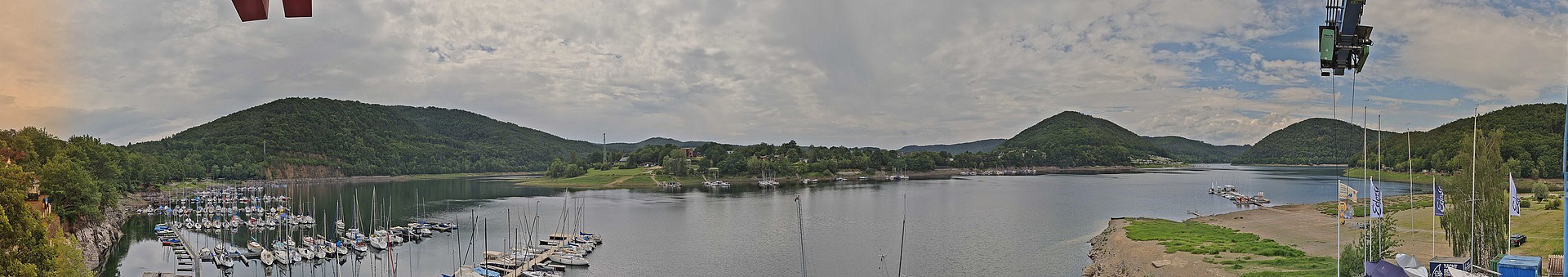 Archiv Foto Webcam Edersee: Segelhafen bei Rehbach