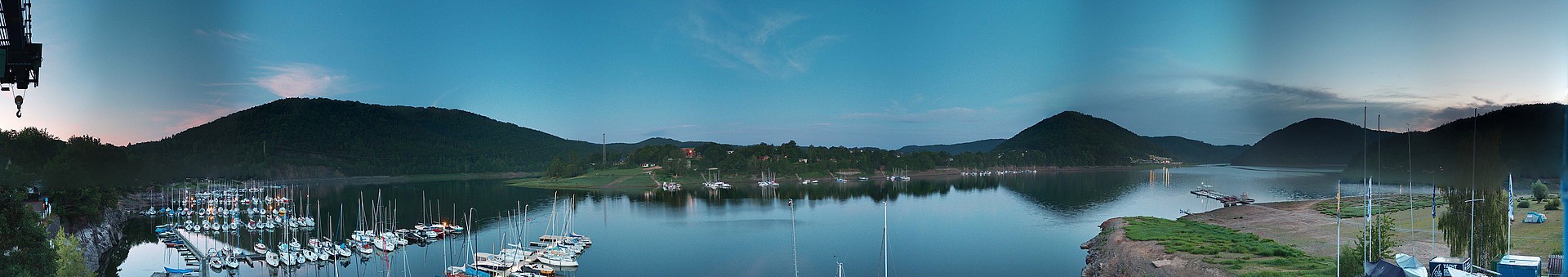 Archiv Foto Webcam Edersee: Segelhafen bei Rehbach