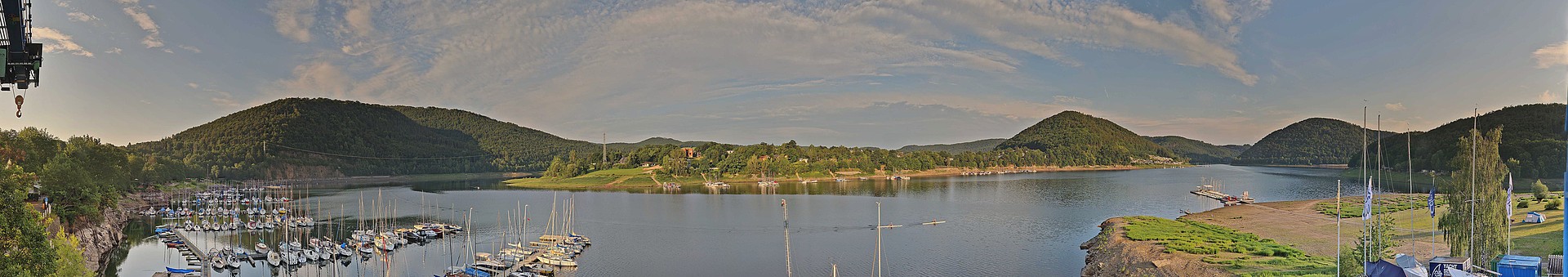 Archiv Foto Webcam Edersee: Segelhafen bei Rehbach