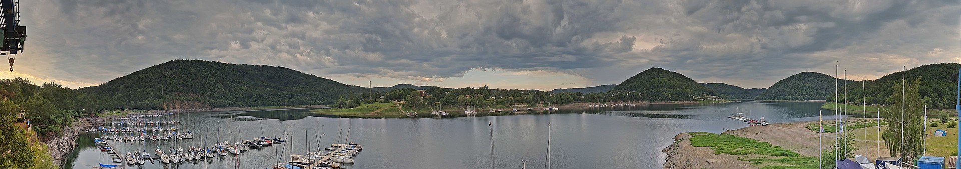 Archiv Foto Webcam Edersee: Segelhafen bei Rehbach