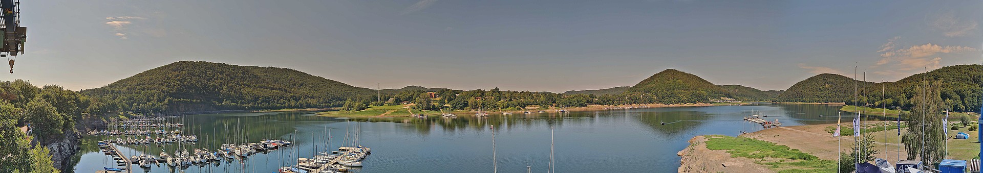 Archiv Foto Webcam Edersee: Segelhafen bei Rehbach