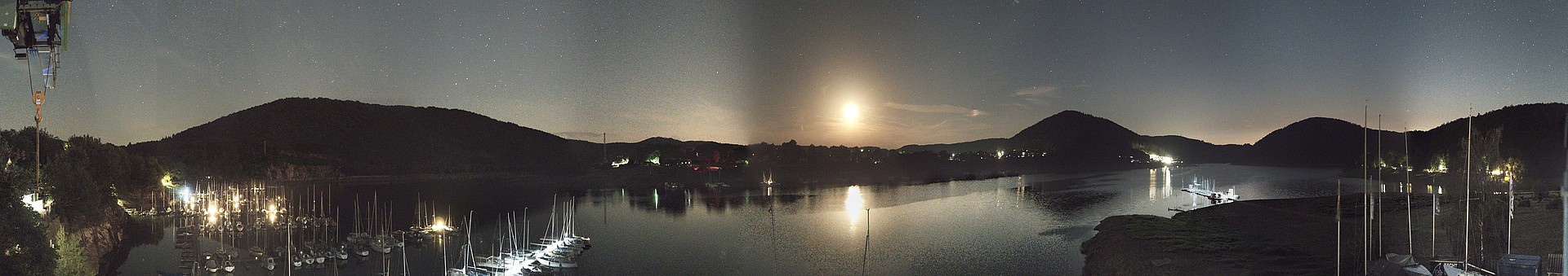 Archived image Webcam Lake Eder: Sailing Harbour Rehbach