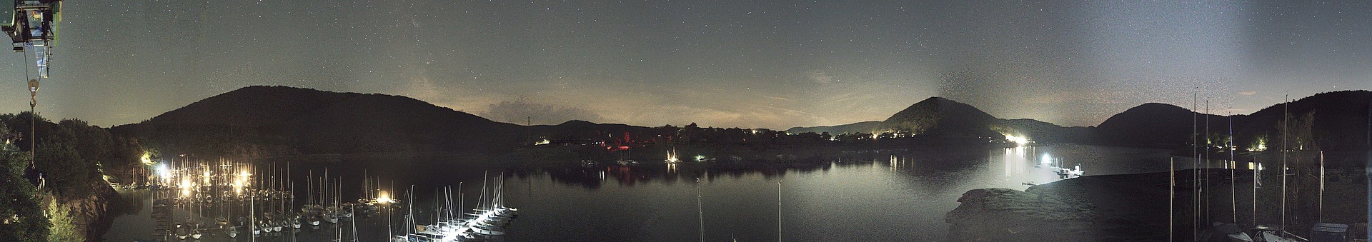 Archived image Webcam Lake Eder: Sailing Harbour Rehbach