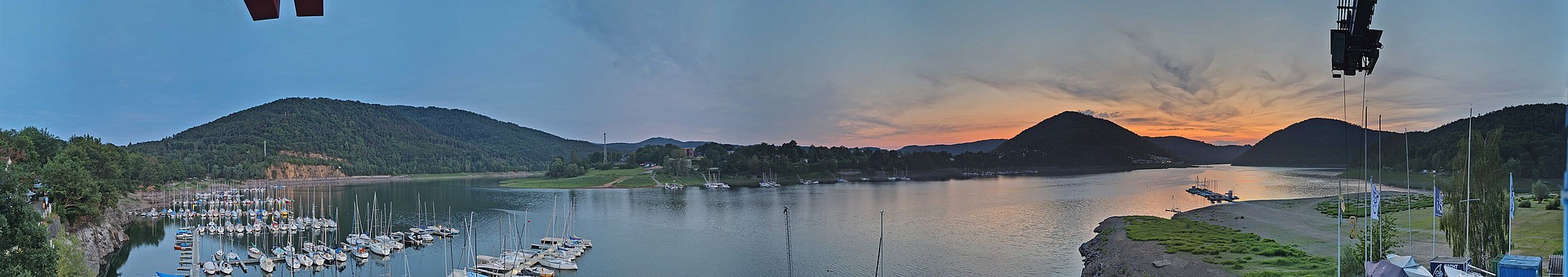 Archiv Foto Webcam Edersee: Segelhafen bei Rehbach