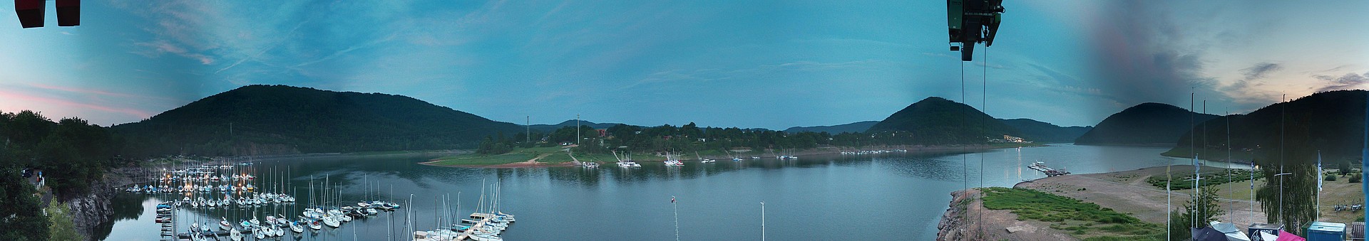 Archiv Foto Webcam Edersee: Segelhafen bei Rehbach