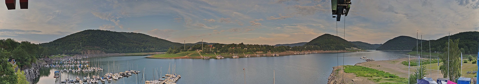 Archiv Foto Webcam Edersee: Segelhafen bei Rehbach