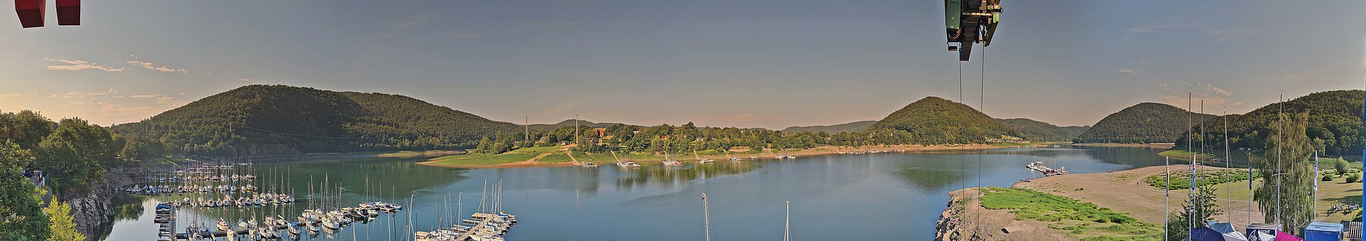 Archiv Foto Webcam Edersee: Segelhafen bei Rehbach