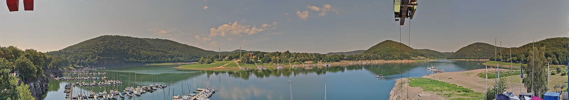 Archiv Foto Webcam Edersee: Segelhafen bei Rehbach