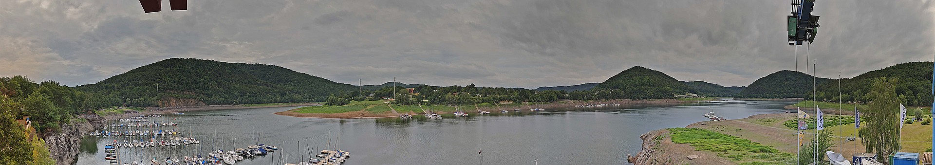 Archiv Foto Webcam Edersee: Segelhafen bei Rehbach