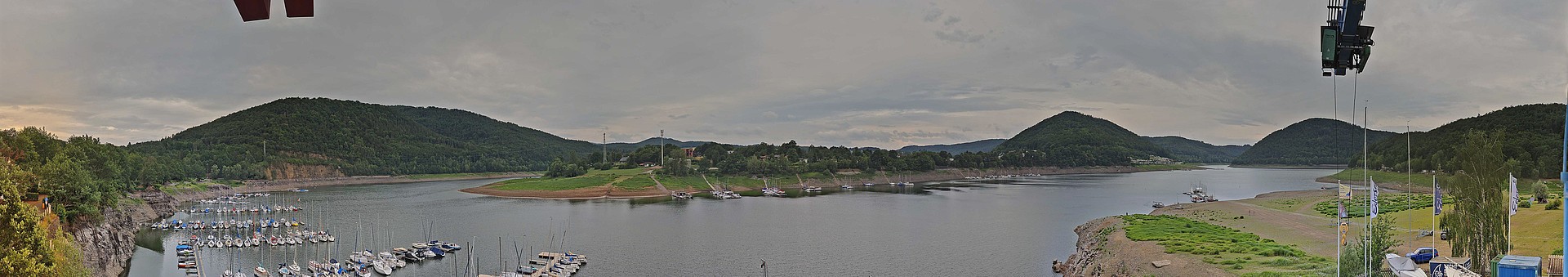 Archiv Foto Webcam Edersee: Segelhafen bei Rehbach