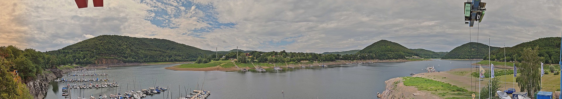 Archiv Foto Webcam Edersee: Segelhafen bei Rehbach