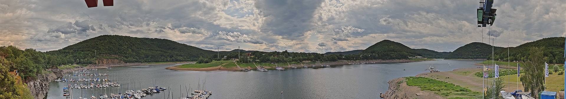 Archiv Foto Webcam Edersee: Segelhafen bei Rehbach