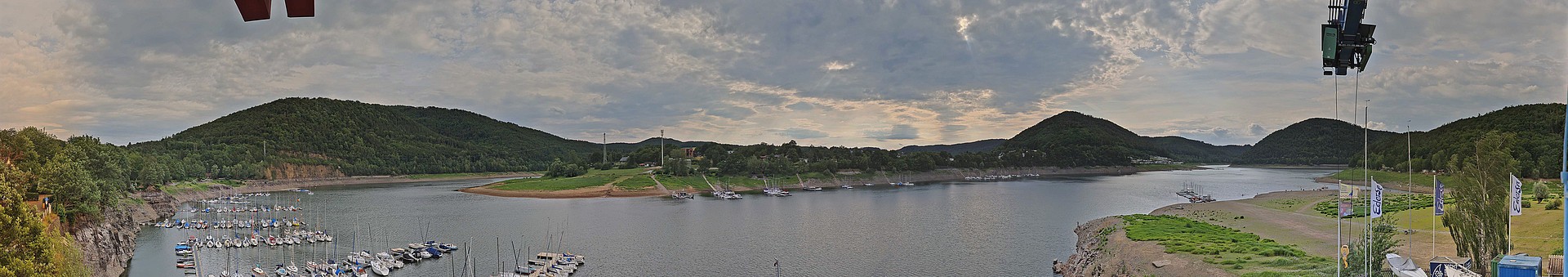 Archiv Foto Webcam Edersee: Segelhafen bei Rehbach