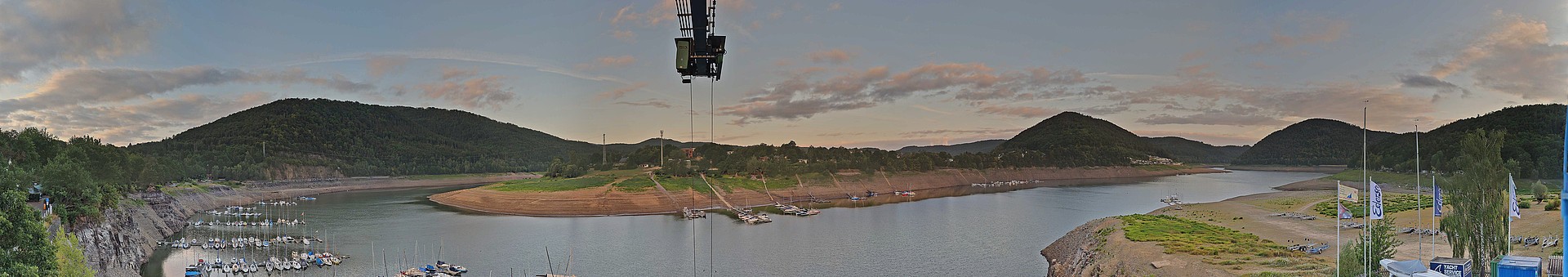 Archiv Foto Webcam Edersee: Segelhafen bei Rehbach