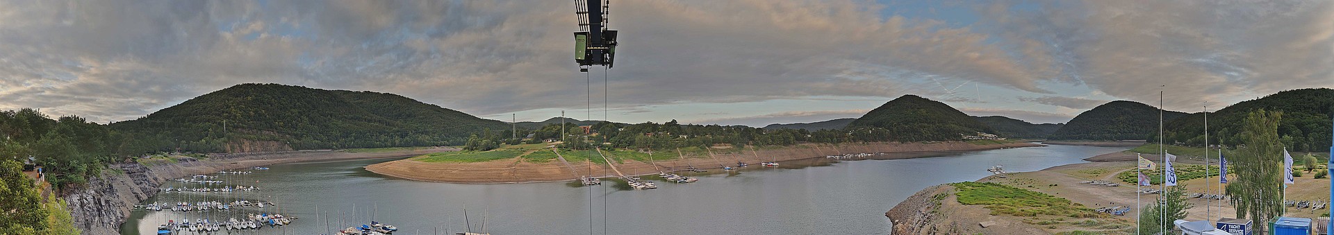 Archiv Foto Webcam Edersee: Segelhafen bei Rehbach
