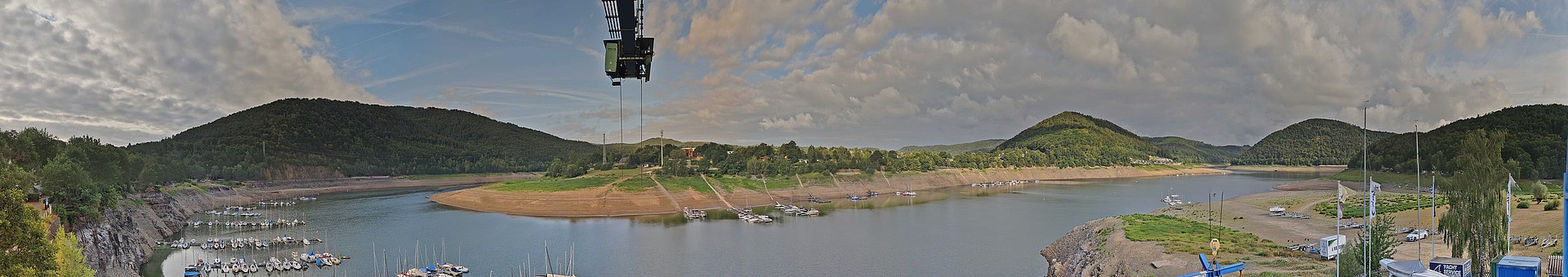 Archiv Foto Webcam Edersee: Segelhafen bei Rehbach