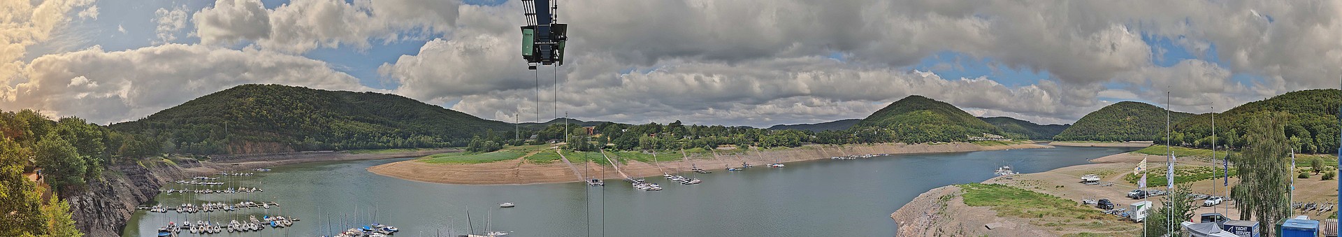 Archiv Foto Webcam Edersee: Segelhafen bei Rehbach