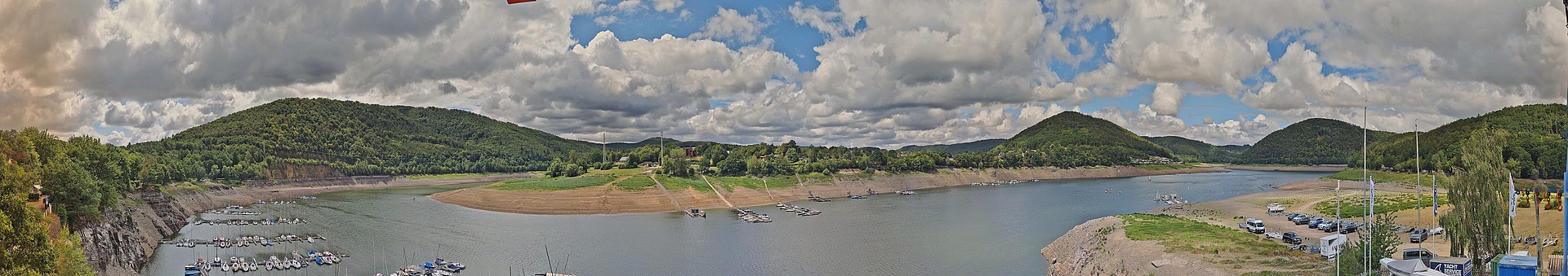 Archiv Foto Webcam Edersee: Segelhafen bei Rehbach