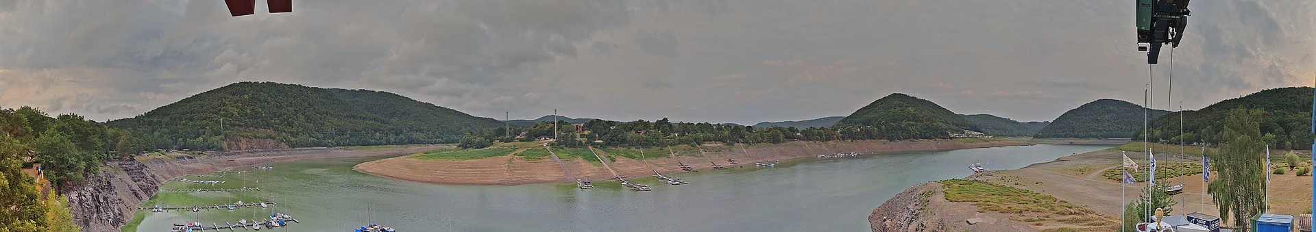 Archiv Foto Webcam Edersee: Segelhafen bei Rehbach