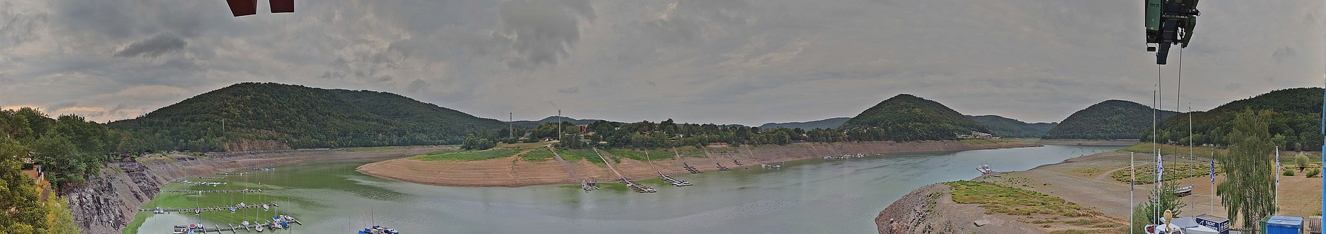 Archiv Foto Webcam Edersee: Segelhafen bei Rehbach