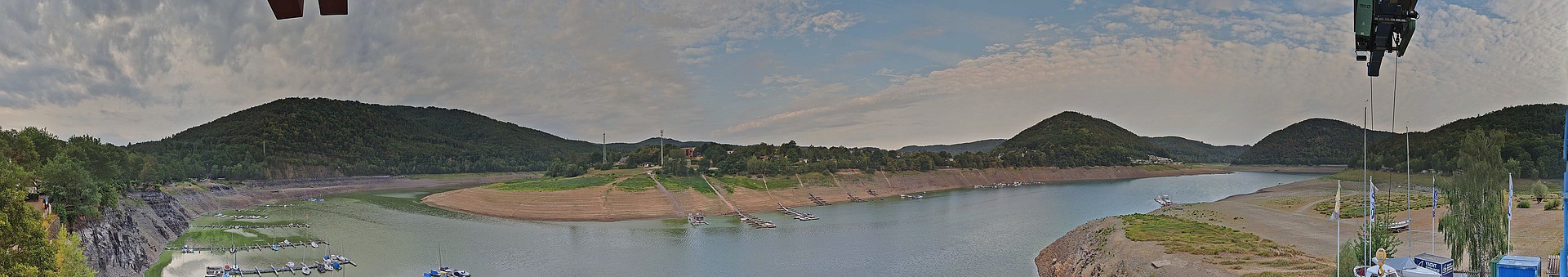 Archiv Foto Webcam Edersee: Segelhafen bei Rehbach