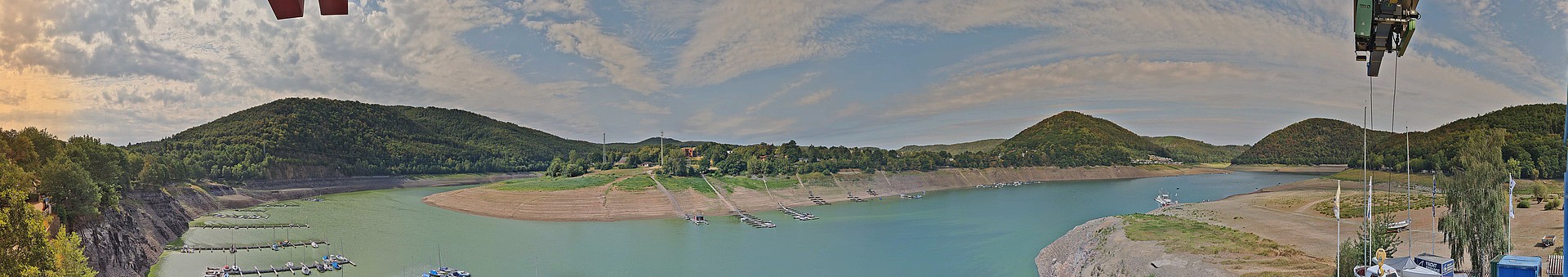 Archiv Foto Webcam Edersee: Segelhafen bei Rehbach