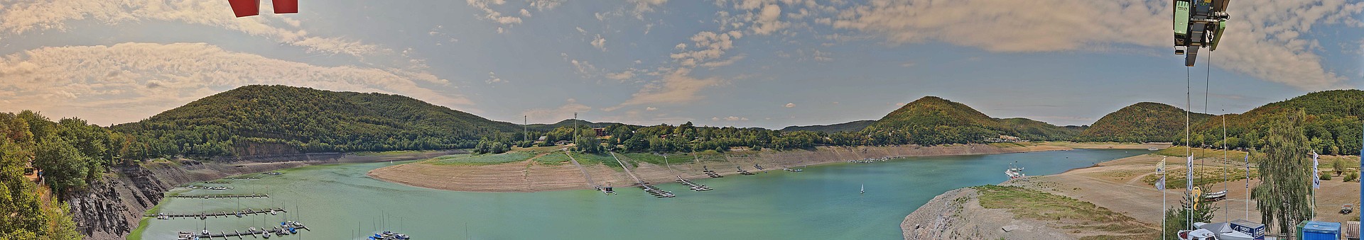 Archiv Foto Webcam Edersee: Segelhafen bei Rehbach