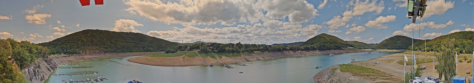 Archiv Foto Webcam Edersee: Segelhafen bei Rehbach