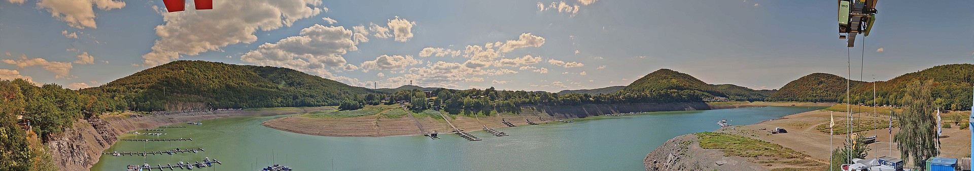 Archiv Foto Webcam Edersee: Segelhafen bei Rehbach