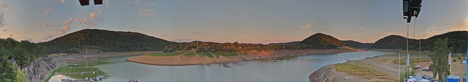 Archiv Foto Webcam Edersee: Segelhafen bei Rehbach