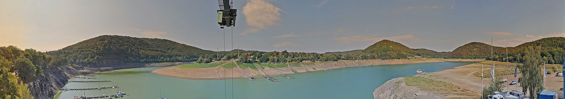 Archiv Foto Webcam Edersee: Segelhafen bei Rehbach
