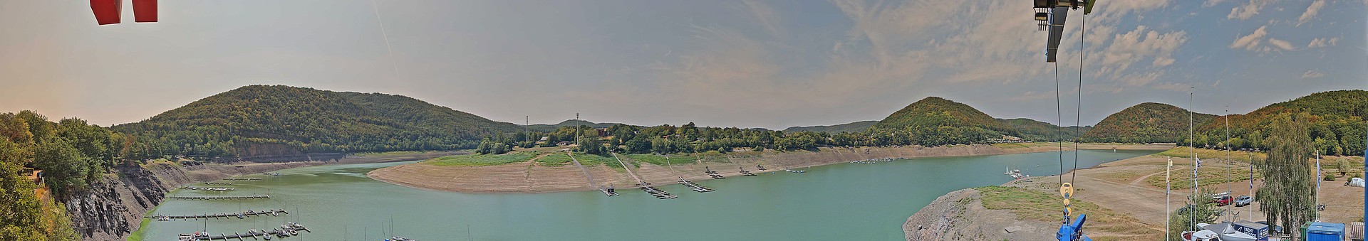 Archiv Foto Webcam Edersee: Segelhafen bei Rehbach