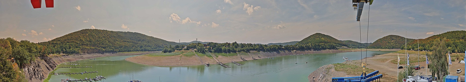Archiv Foto Webcam Edersee: Segelhafen bei Rehbach