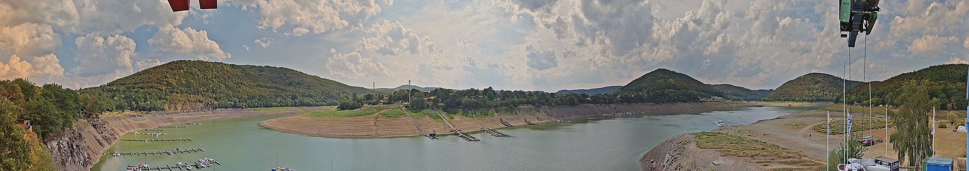 Archiv Foto Webcam Edersee: Segelhafen bei Rehbach