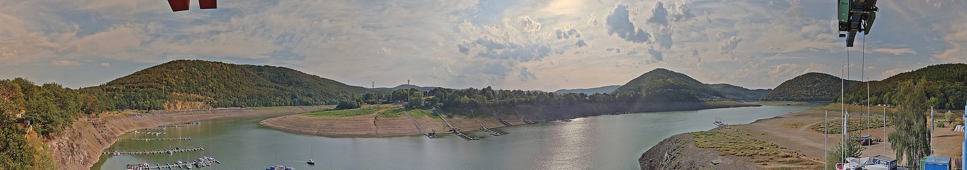 Archiv Foto Webcam Edersee: Segelhafen bei Rehbach