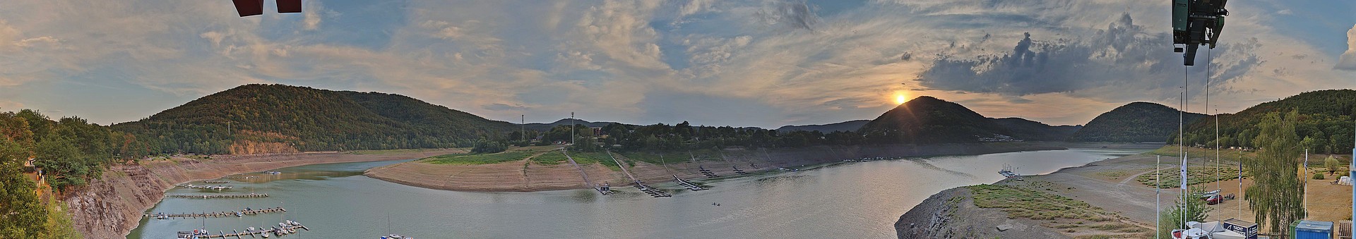 Archiv Foto Webcam Edersee: Segelhafen bei Rehbach
