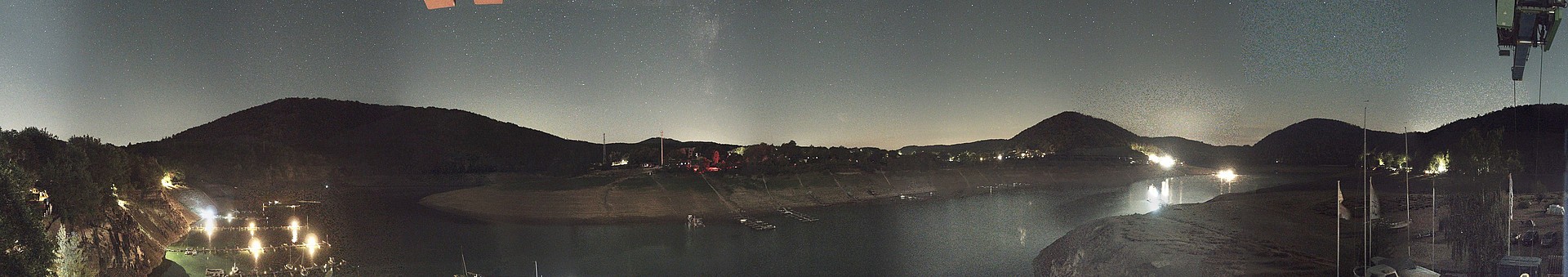 Archived image Webcam Lake Eder: Sailing Harbour Rehbach