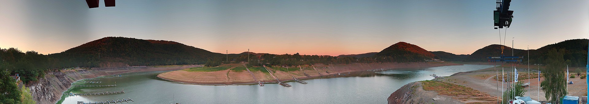 Archiv Foto Webcam Edersee: Segelhafen bei Rehbach