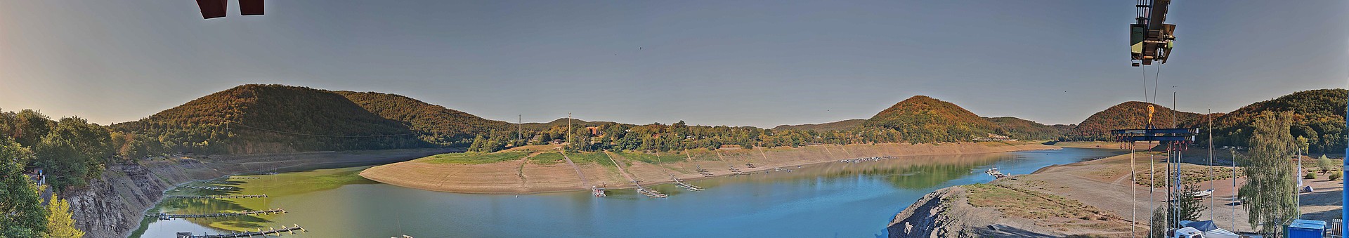 Archiv Foto Webcam Edersee: Segelhafen bei Rehbach