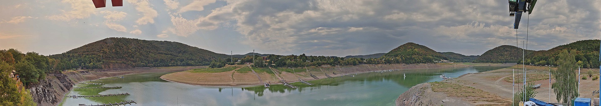 Archiv Foto Webcam Edersee: Segelhafen bei Rehbach