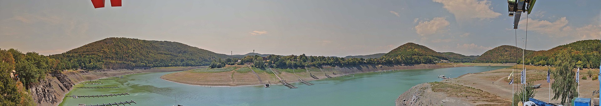 Archiv Foto Webcam Edersee: Segelhafen bei Rehbach