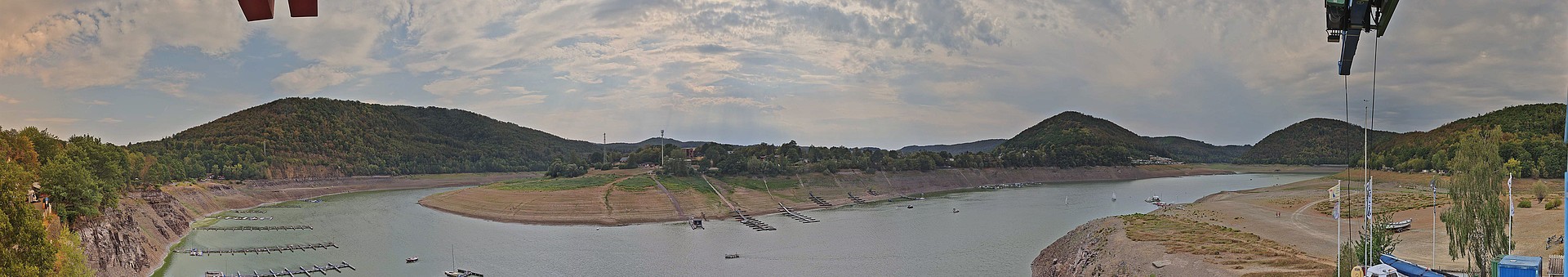 Archiv Foto Webcam Edersee: Segelhafen bei Rehbach