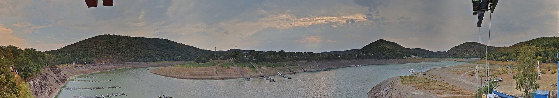 Archiv Foto Webcam Edersee: Segelhafen bei Rehbach