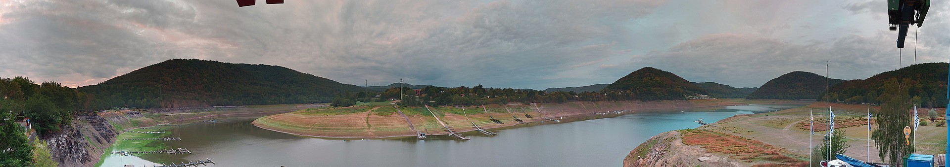 Archiv Foto Webcam Edersee: Segelhafen bei Rehbach
